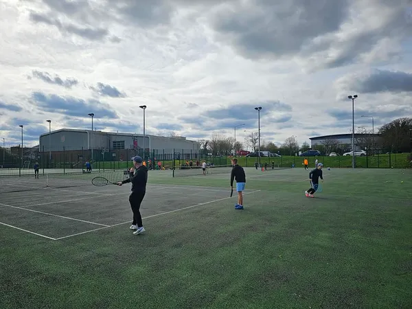 Tennis courts at Strive